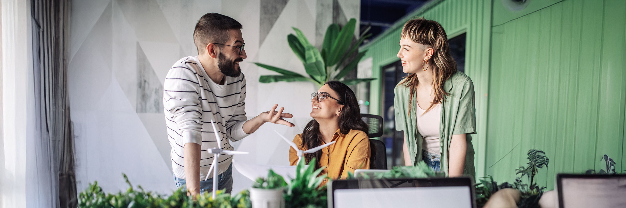 People in an office