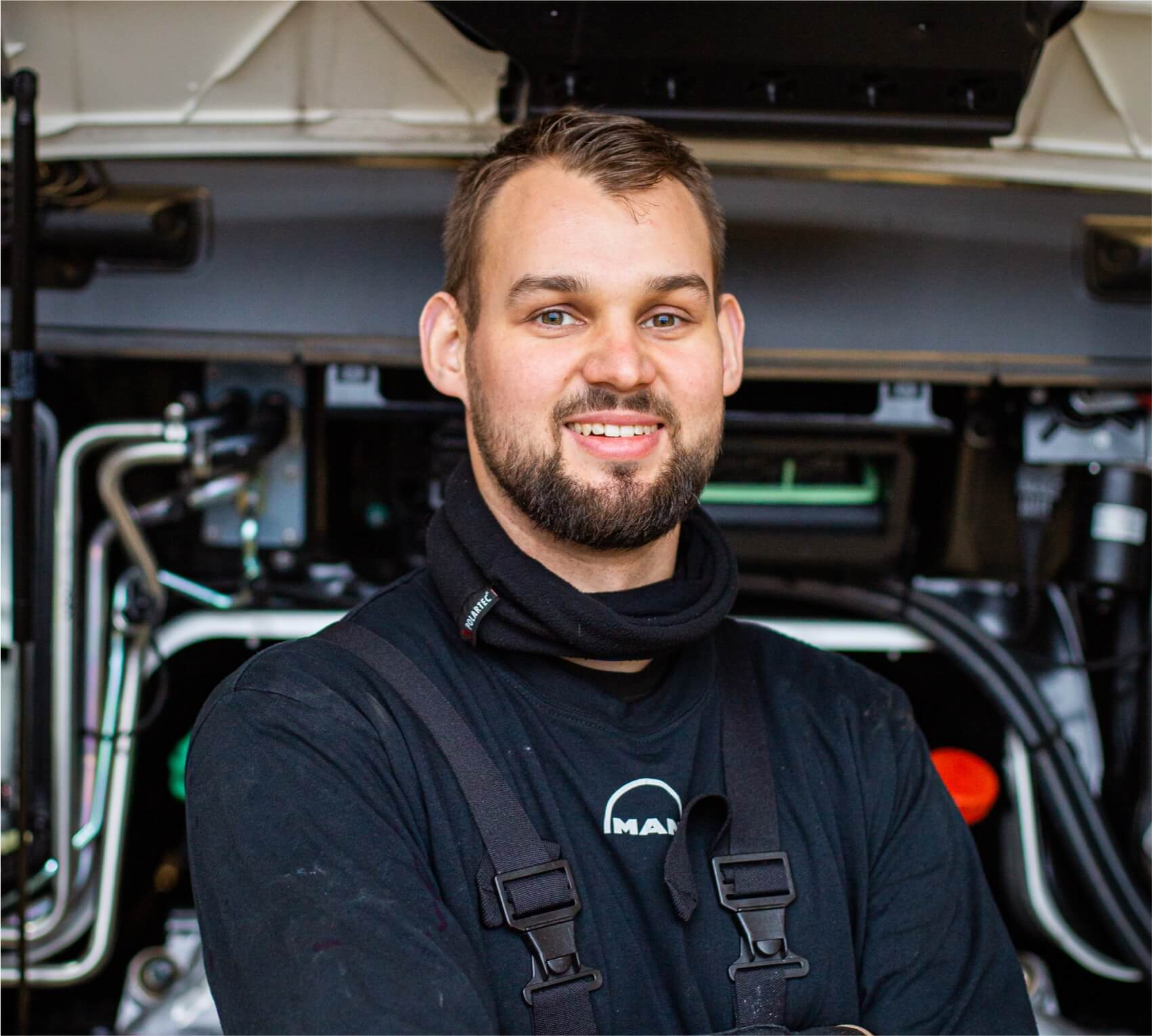 Steffen, lastbilsmekaniker