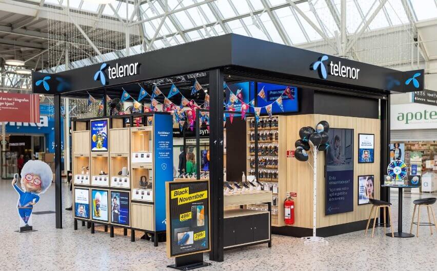 Telenor boks butik i Waves