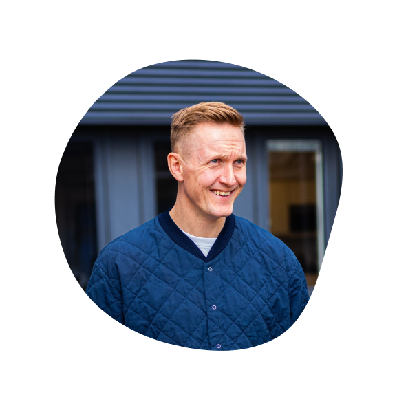 Andreas fortæller om hvordan hans team arbejder godt sammen.